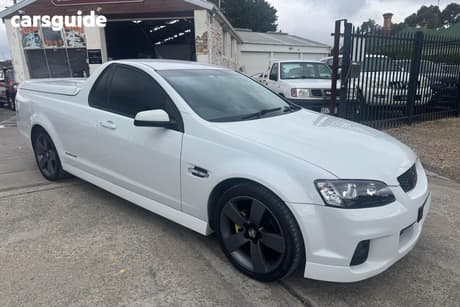 White 2011 Holden UTE Ute Tray SV6 THUNDER R