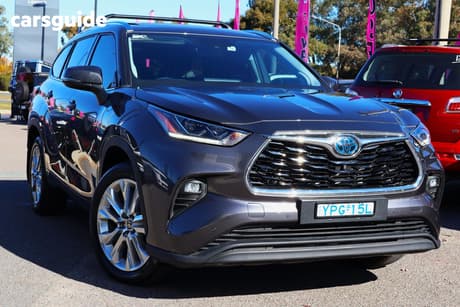 Grey 2021 Toyota Kluger Wagon Grande Hybrid Awd