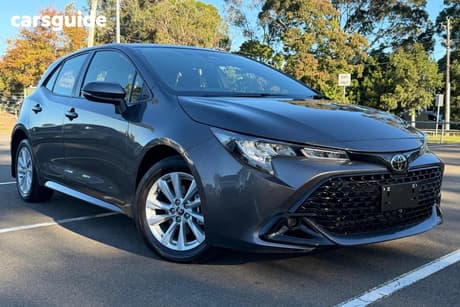 Grey 2023 Toyota Corolla Hatchback Ascent Sport