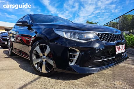 Black 2016 Kia Optima Sedan Si