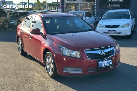 Red 2011 Holden Cruze Sedan CD