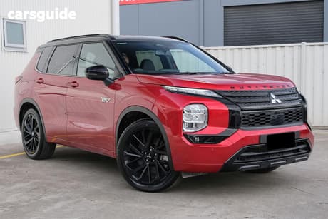 Red 2025 Mitsubishi Outlander Wagon Phev Gsr (Awd)