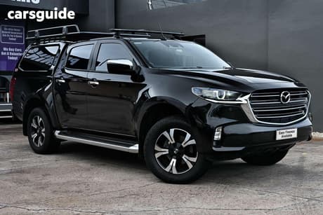 Black 2023 Mazda BT-50 Dual Cab Pick-up Gt (4X4)