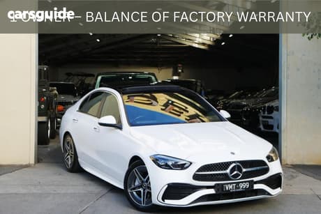 White 2022 Mercedes-Benz C200 Sedan Edition C Mhev