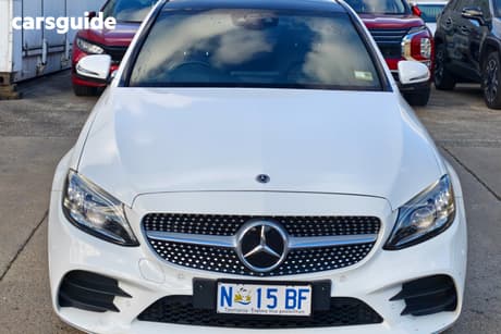 White 2019 Mercedes-Benz C300 Sedan
