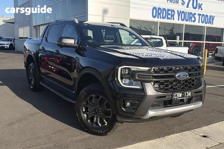 Black 2022 Ford Ranger Double Cab Pick Up Wildtrak 2.0 (4X4)