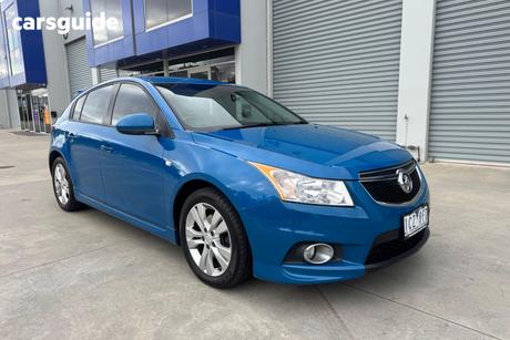 Blue 2014 Holden Cruze Hatchback Sri