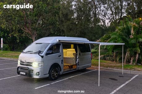 Silver 2011 Toyota HiAce Commercial KDH206