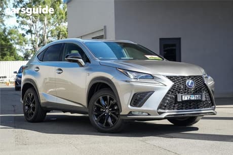 Silver 2018 Lexus NX300H Wagon F Sport Hybrid (Fwd)