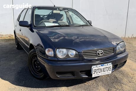 Blue 2001 Toyota Corolla Hatch ASCENT