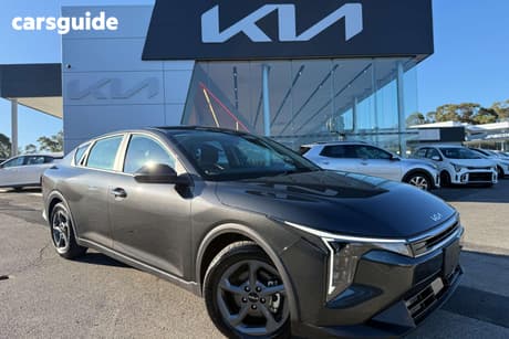 Grey 2025 Kia K4 Sedan S