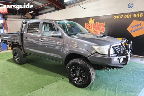 Grey 2013 Toyota Hilux Dual Cab Pick-up Sr5 (4X4)
