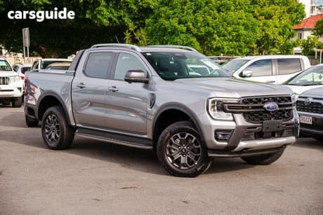 Silver 2023 Ford Ranger Double Cab Pick Up Wildtrak 3.0 (4X4)