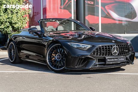 Black 2024 Mercedes-Benz SL63 Roadster 4Matic+