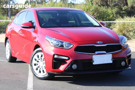 Red 2020 Kia Cerato Hatchback S