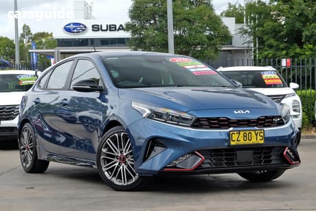Blue 2021 Kia Cerato Hatchback Gt