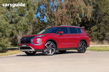 Red 2022 Mitsubishi Outlander Wagon Aspire 7 Seat (2Wd)