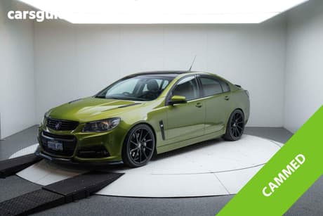 Green 2015 Holden Commodore Sedan Ss-V Redline