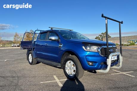 Blue 2022 Ford Ranger Double Cab Chassis Xlt 3.2 (4X4)