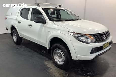 White 2018 Mitsubishi Triton Dual Cab Utility Glx