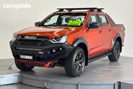 Orange 2022 Isuzu D-MAX Crew Cab Utility X-Terrain (4X4)