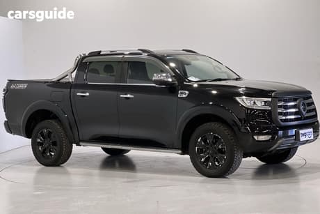 Black 2021 GWM UTE Dual Cab Utility Cannon (4X4)