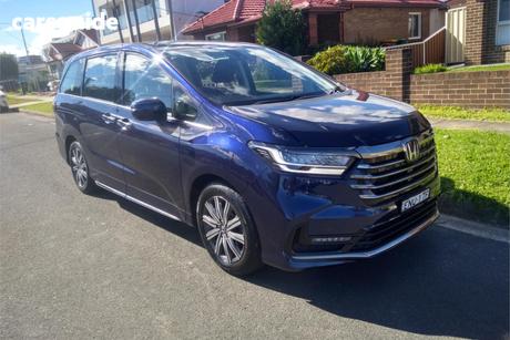 Blue 2021 Honda Odyssey Wagon Vil7