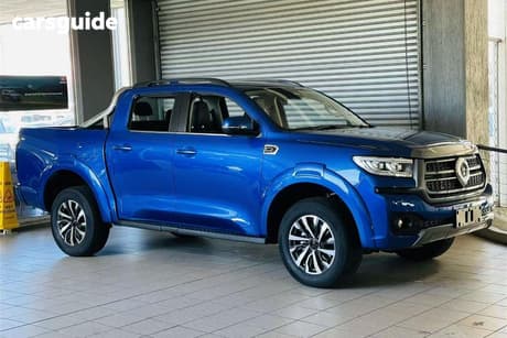 Blue 2025 GWM Cannon Dual Cab Utility Lux (4X4)