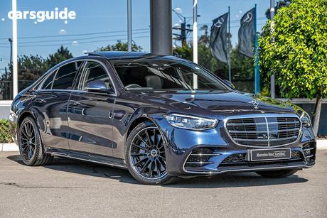 Blue 2024 Mercedes-Benz S450 Saloon 4Matic (Hybrid)