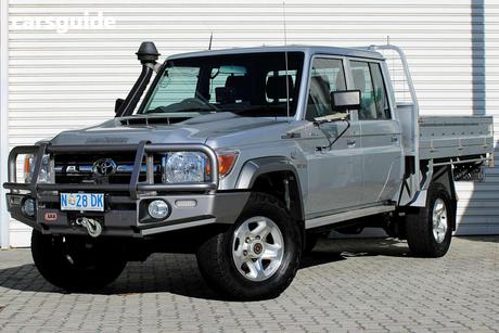 Silver 2020 Toyota Landcruiser Double Cab Chassis Gxl