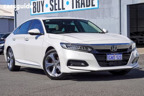 White 2019 Honda Accord Sedan Vti-Lx 1.5L Turbo