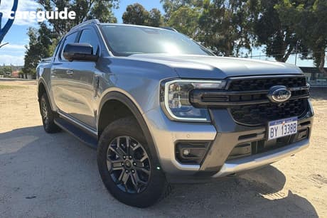 Silver 2025 Ford Ranger Double Cab Pick Up Wildtrak 3.0 (4X4)