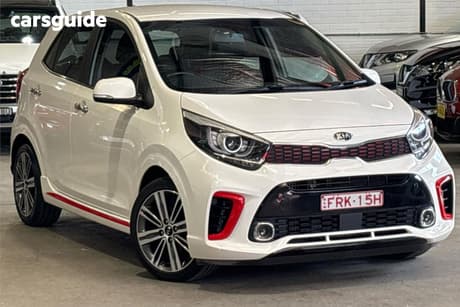 White 2020 Kia Picanto Hatchback Gt (Turbo)