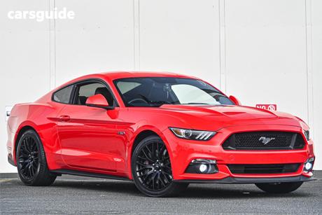 Red 2017 Ford Mustang Coupe Fastback Gt 5.0 V8
