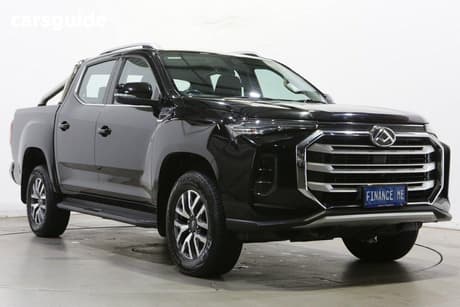 Black 2023 LDV T60 Double Cab Utility Max Pro (4X4)