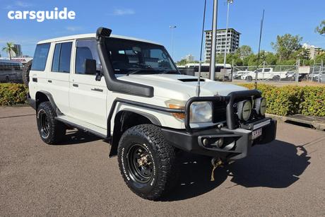 White 2010 Toyota Landcruiser Wagon Workmate (4X4)