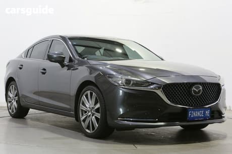 Grey 2020 Mazda 6 Sedan Atenza