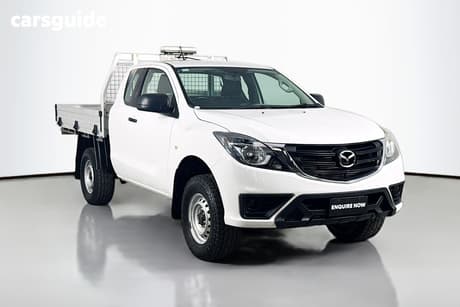 White 2020 Mazda BT-50 Freestyle Cab Chassis Xt (4X2)