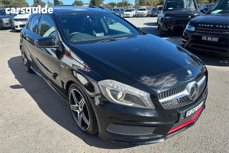 Black 2013 Mercedes-Benz A250 Hatchback Sport
