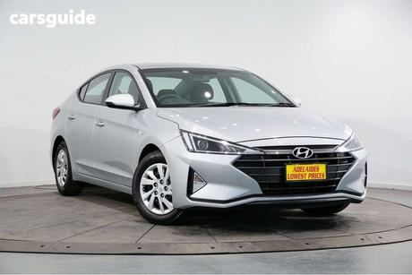 Silver 2019 Hyundai Elantra Sedan Go
