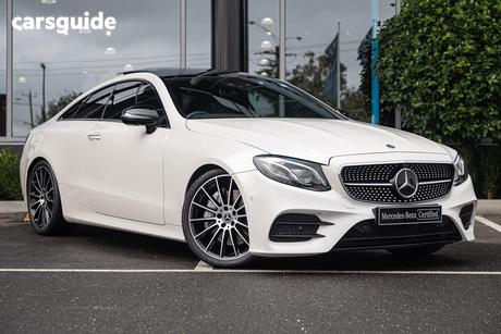 White 2019 Mercedes-Benz E300 Coupe