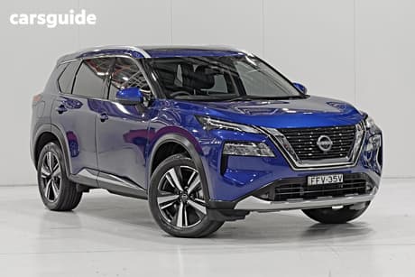 Blue 2023 Nissan X-Trail Wagon Ti (4Wd)