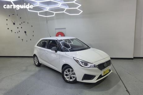 White 2023 MG MG3 Hatchback Core
