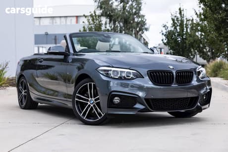 Grey 2019 BMW 220I Convertible M Sport