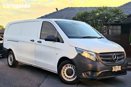 White 2019 Mercedes-Benz Vito Van 114 Bluetec Lwb