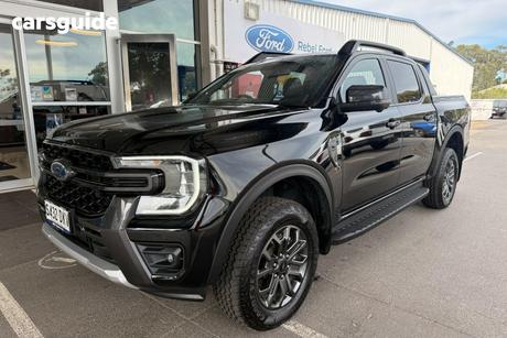 Black 2025 Ford Ranger Double Cab Pick Up Wildtrak 3.0 (4X4)