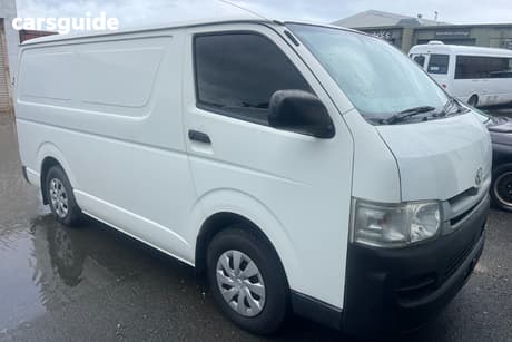 White 2012 Toyota HiAce Van Lwb