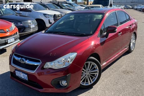 Red 2012 Subaru Impreza Sedan 2.0I-S (Awd)