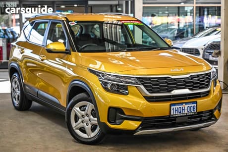 Yellow 2022 Kia Seltos Wagon S (Fwd)
