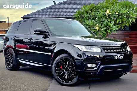 Black 2015 Land Rover Range Rover Sport Wagon 3.0 Tdv6 Se
